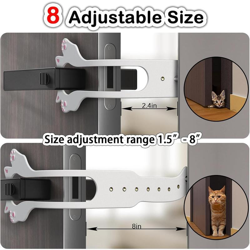 2 Count Cat Door Latch, Keep Door Open